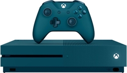 Microsoft  Xbox One S Gaming Console (Disc Edition) - 500GB - Deep Blue - Good