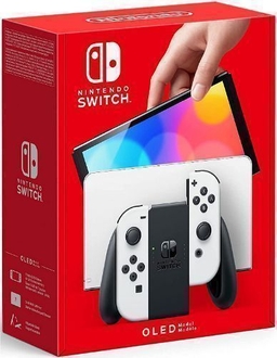 Nintendo  Switch OLED Model Handheld Gaming Console - 64GB - White - Good