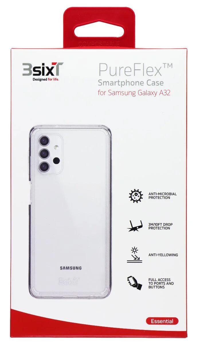 3SIXT PureFlex Series Case for Samsung Galaxy A32 - Clear