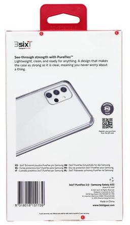3SIXT PureFlex Series Case for Samsung Galaxy A32 - Clear