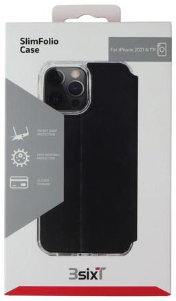 3sixT SlimFolio Wallet Phone Case for iPhone 13 Pro - Black