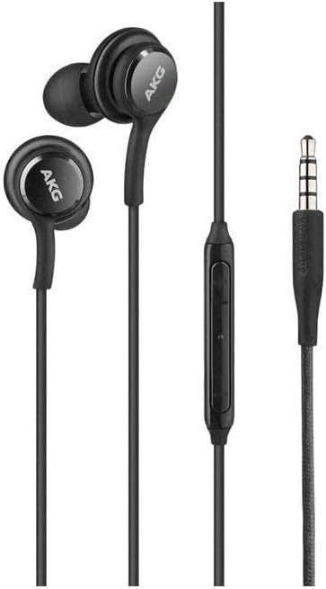 4XEM  3.5mm AKG Earphones with Mic and Volume Control - Black - Excellent