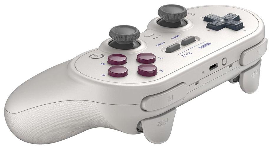8BitDo Pro 2 Bluetooth Gamepad Controller - G Classic Edition (White)