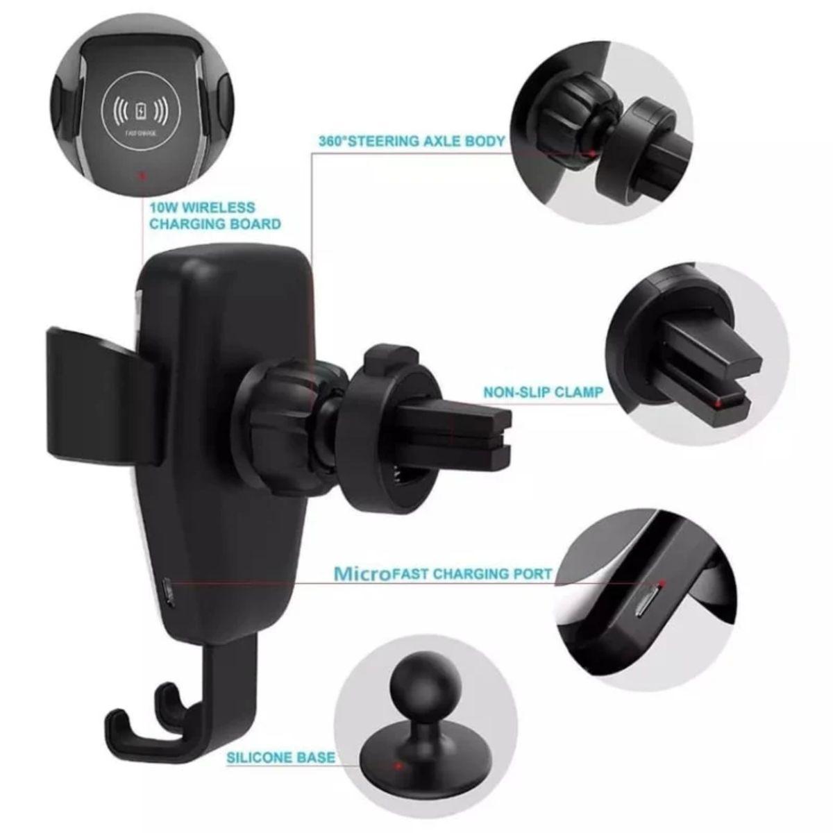 Refurbished 9eight5 Phone Holder & Wireless Charger - Reebelo US