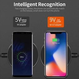 Refurbished 9eight5 Qi Wireless Fast Charging Pad for Phones (10W) - Reebelo US