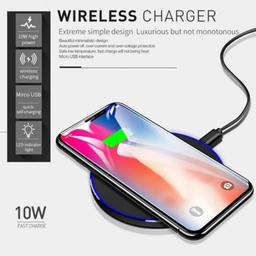 Refurbished 9eight5 Qi Wireless Fast Charging Pad for Phones (10W) - Reebelo US