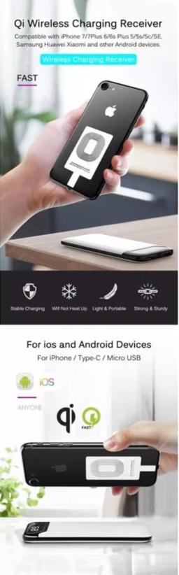Refurbished 9eight5 Wireless Charging Receiver Type C Devices - Reebelo US