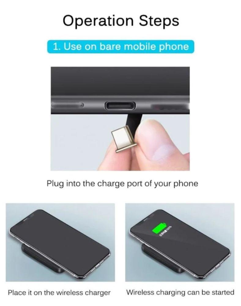 Refurbished 9eight5 Wireless Charging Receiver Type C Devices - Reebelo US
