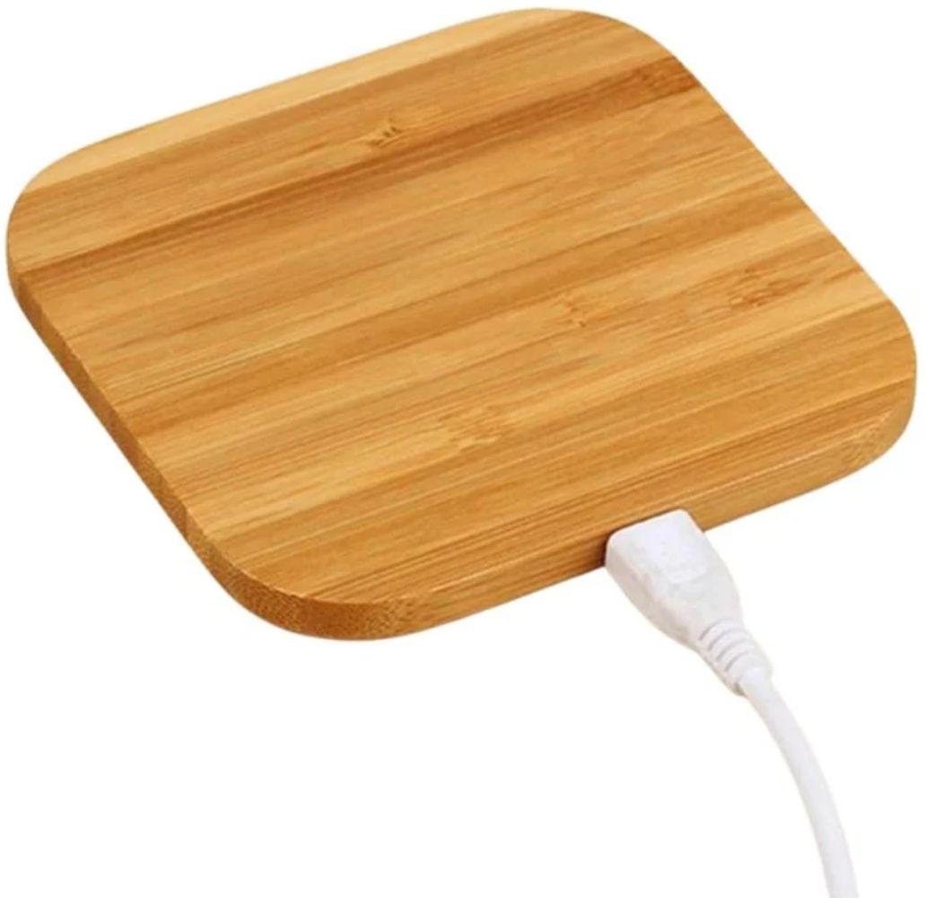 Refurbished 9eight5 Wood-Design Wireless Charger Pad (5W) - Reebelo US