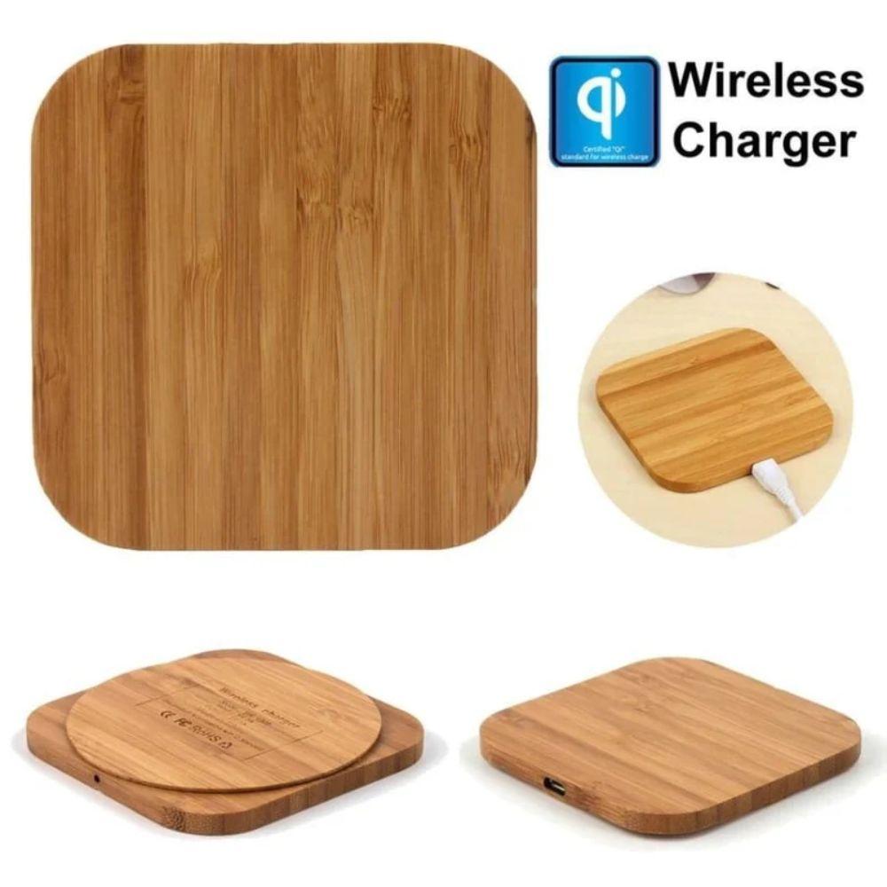 Refurbished 9eight5 Wood-Design Wireless Charger Pad (5W) - Reebelo US