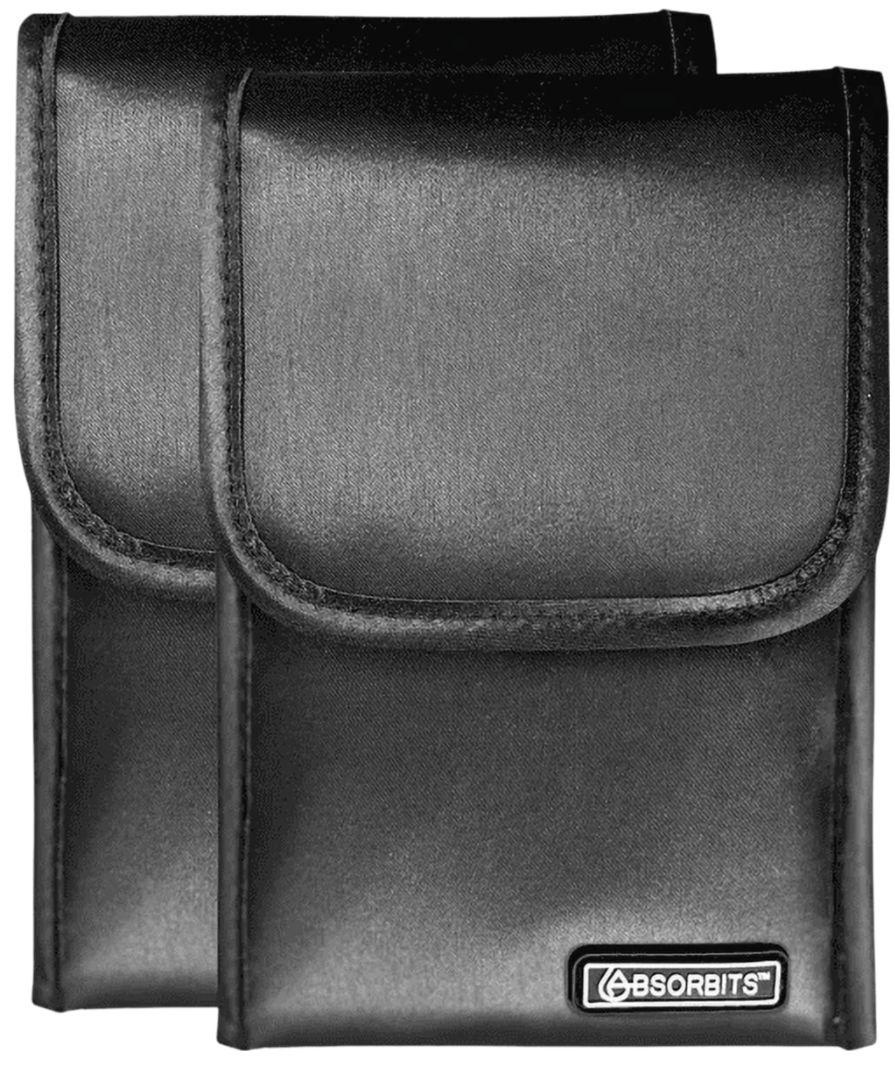 Absorbits Wet Phone Rescue Pouch (2 Pack) - Black