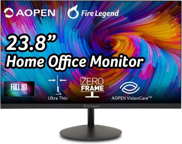 Acer AOPEN 24SA2Y HBI Monitor 23.8" in Black in Excellent condition