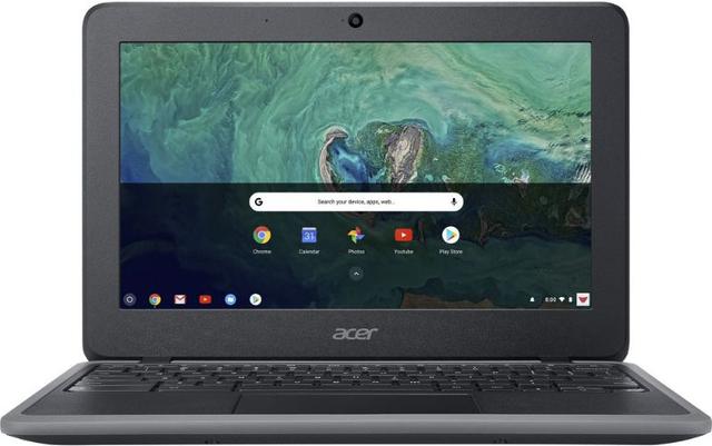 Acer Chromebook 11 N7 C732 Laptop 11.6" Intel Celeron N3350 1.1GHz in Steel Gray in Acceptable condition