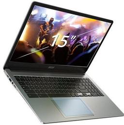 Acer Chromebook 315 CB315-4H Laptop 15.6" - Pure Silver - Intel Pentium Silver N6000 3.3GHz - 4GB RAM - 128GB