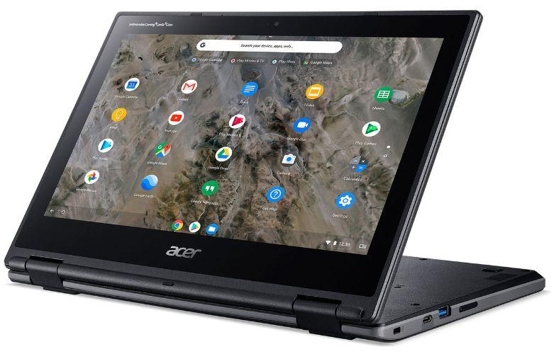 Acer Chromebook Spin 311 R721T-28RM 11.6" - Shale Black - AMD A4-9120C 1.6GHz - 4GB RAM - 32GB