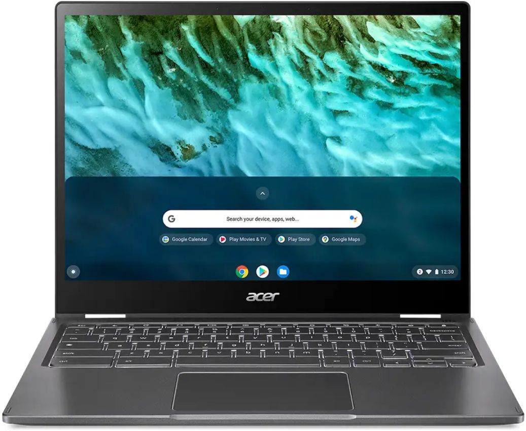 Acer Chromebook Spin 713 CP713-2W Laptop 13.5" - Steel Gray - Intel Core i5-10210U 1.6GHz - 16GB RAM - 256GB