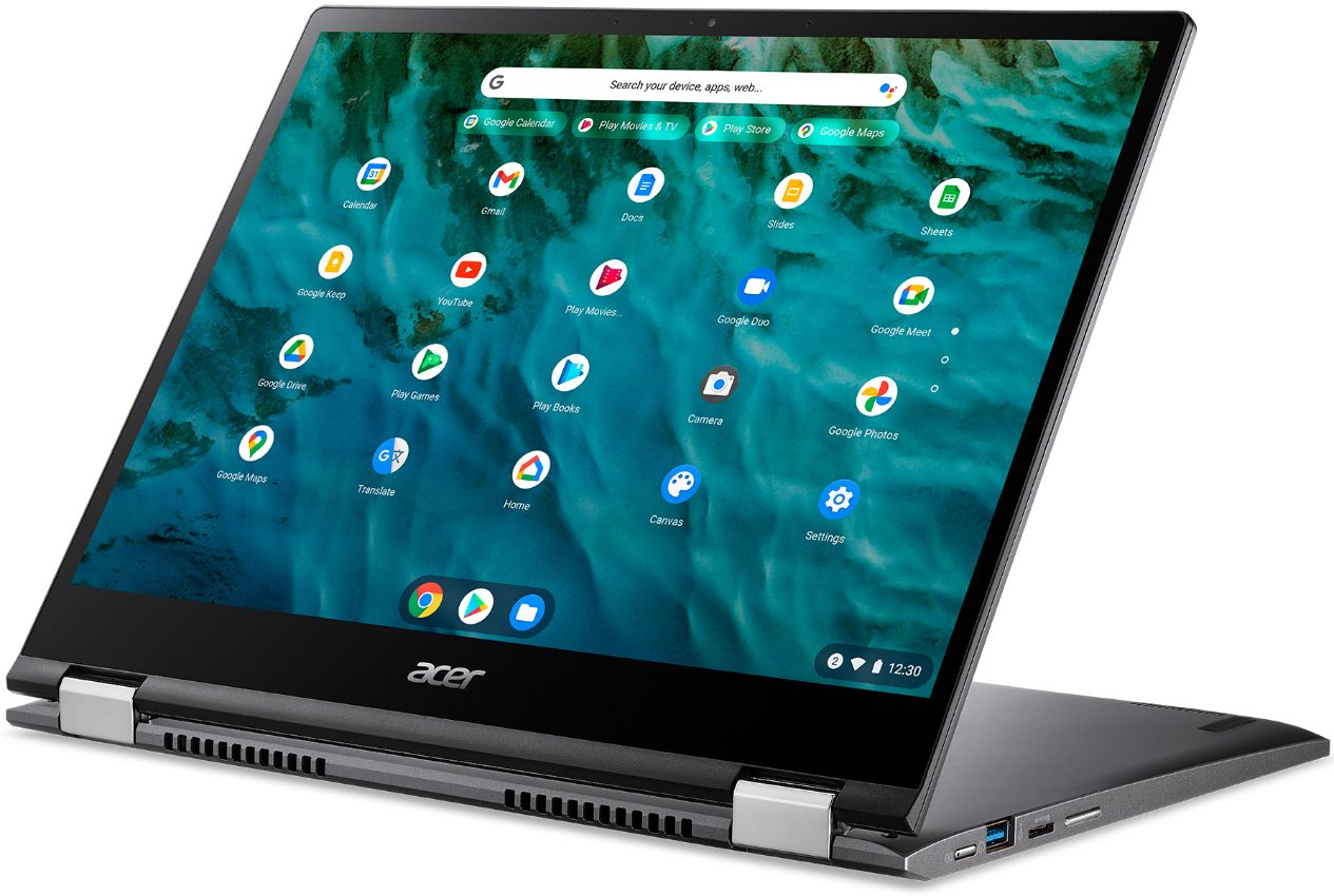 Acer Chromebook Spin 713 CP713-2W Laptop 13.5" - Steel Gray - Intel Core i5-10210U 1.6GHz - 16GB RAM - 256GB