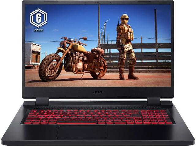 Acer Nitro 5 AN517-55 Gaming Laptop 17.3" Intel Core i5-12450H 2.0GHz in Obsidian Black in Excellent condition
