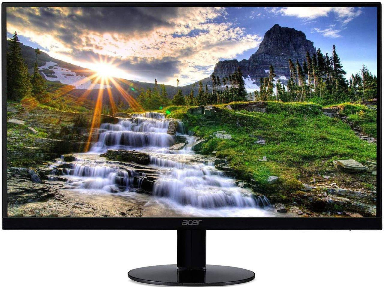Acer  SB220Q 21.5" FHD Ultra-Thin Zero Frame Monitor  - Black - Excellent