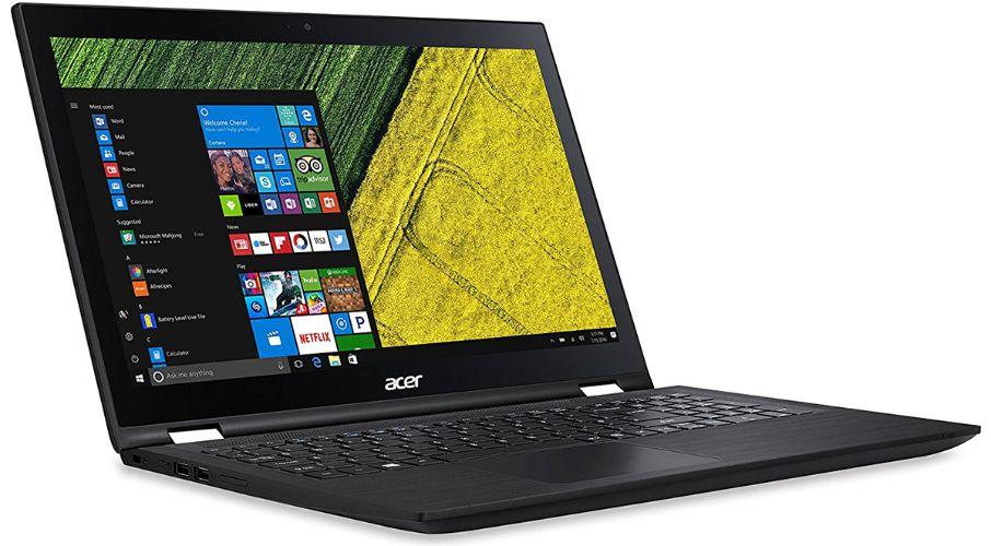 Acer  Spin 3 (SP315-51) Laptop 15.6-Inch - Intel Core i7-7500U 2.7GHz - 1TB - Black - 12GB RAM - Good