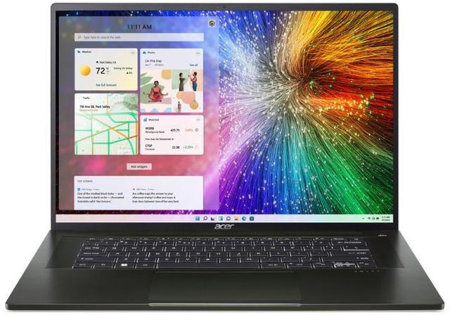 Acer Swift Edge SFA16-41 Laptop 16" AMD Ryzen 7 6800U 3.0GHz in Olivine Black