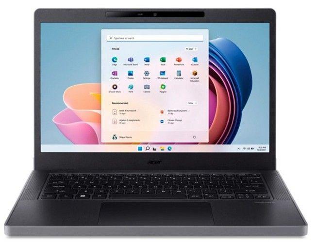 Acer TravelMate B5 TMB514-31 Notebook Laptop 14" - Intel Core i3-N305 1.8GHz - 256GB - Shale Black - 8GB RAM - 14 Inch - Excellent