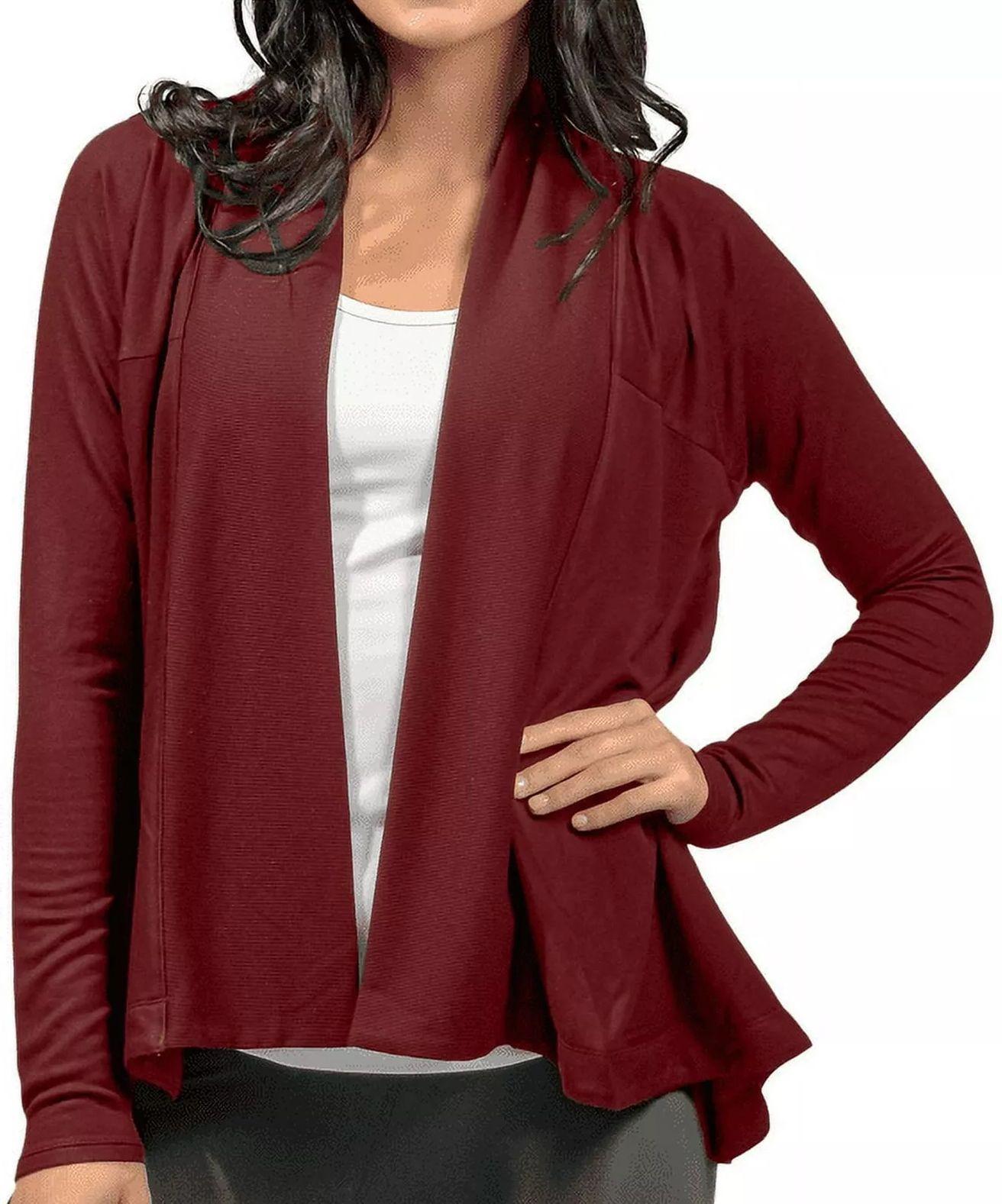 Active Life  Women's Cardigan (Medium) - Dark Garnet - Brand New