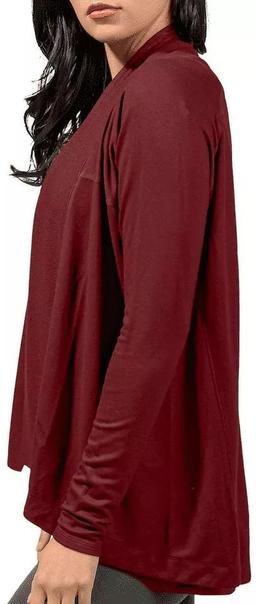 Active Life Women's Cardigan (Medium) - Dark Garnet