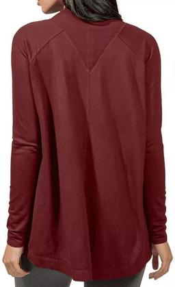 Active Life Women's Cardigan (S) - Dark Garnet