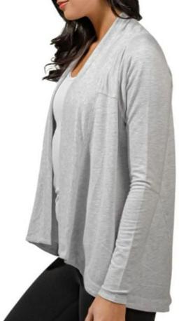 Active Life Women's Cardigan (S) - Heather Grey