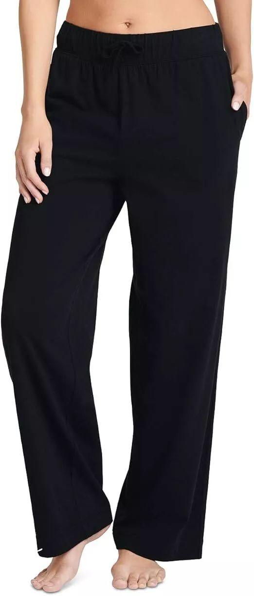 Active Life  Women's Fleece Lounge Pant L - Black - Brand New
