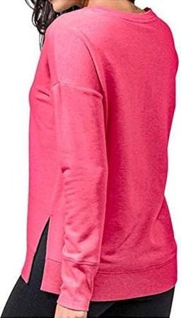 Active Life Women's Side Slit Modal Top (X Large) - Pink Heather