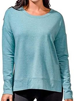Active Life Women's Side Slit Modal Top (X Large) - Teal Heather