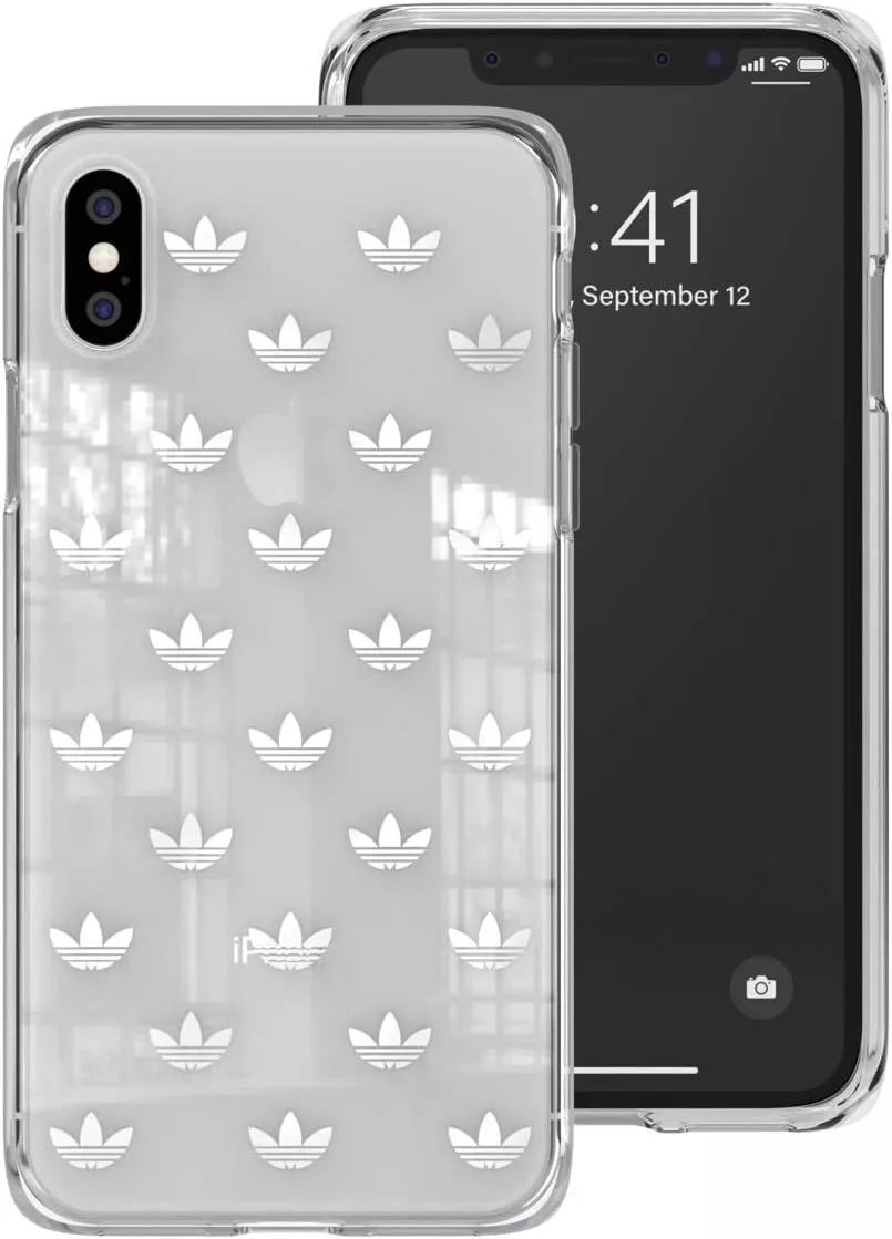 Adidas Trefoil Snap Phone Case for iPhone X / XS - Silver