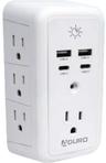 Aduro Surge Glow Multi Charging Station - White