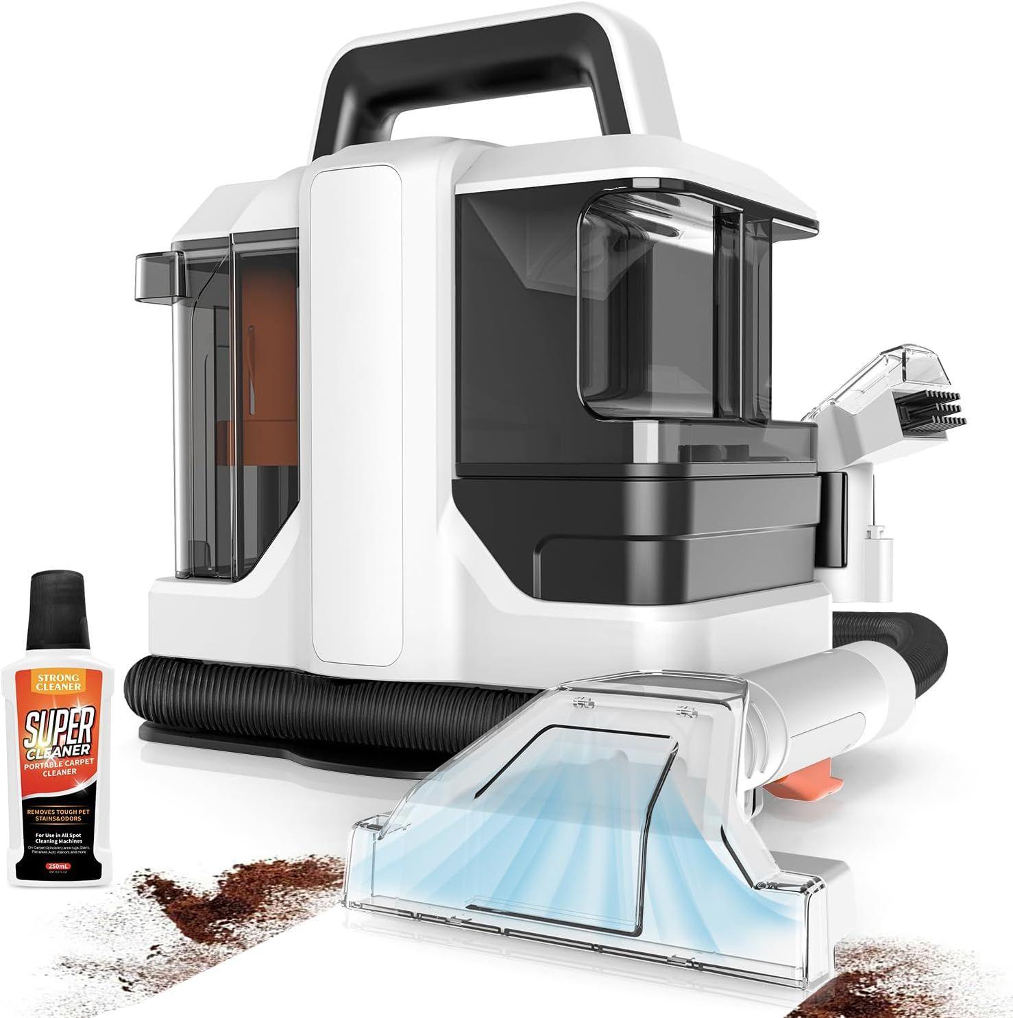 Ailltopd  C4 Portable Carpet Cleaner Machine - White - Excellent