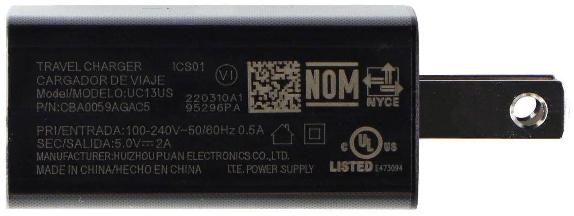 Alcatel Charge Block UC13US (Bulk Packaging) - Black