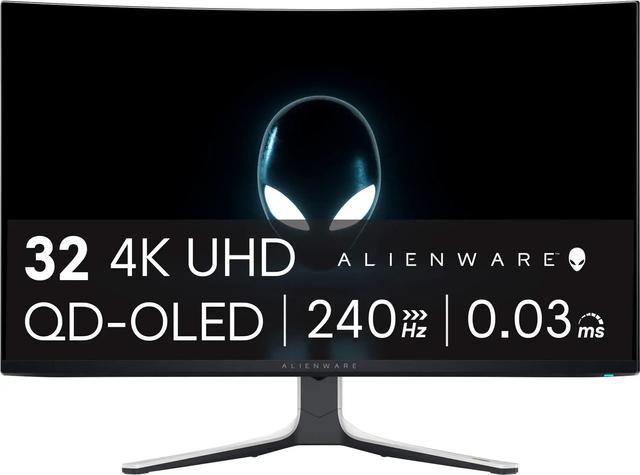 Alienware AW3225QF Curved Gaming Monitor 31.6" in Lunar Light in Excellent condition