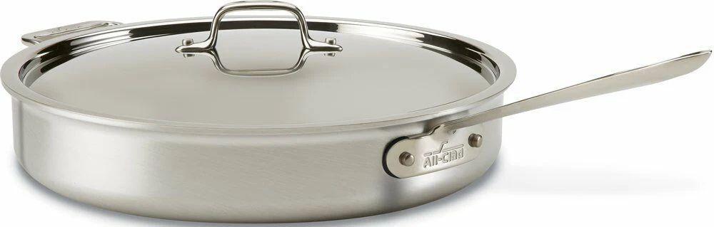 All-Clad  MC2 Professional Tri-Ply 3-Qt Saute Pan - Silver - Excellent