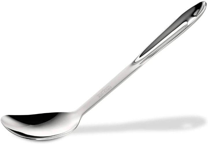 All-Clad  T102 Solid Spoon 13-Inch  - Silver - Excellent