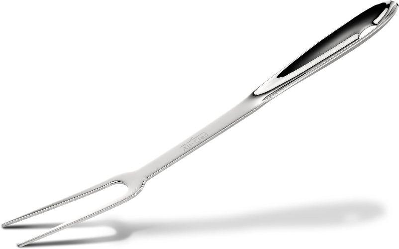 All-Clad  T103 Stainless Steel Fork 13.5" - Silver - Excellent