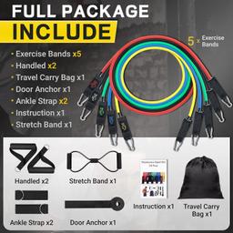 AllvodesBands Resistance Bands L12CG - Multicolor