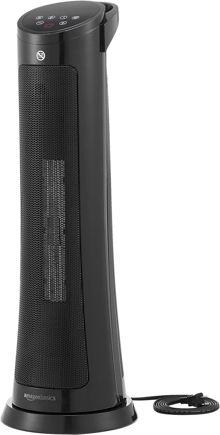 Amazon Basics  Digital Tower Heater 28-inch DQ3317 - Black - Excellent