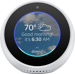 Amazon Echo Spot 2.5" Smart Display with Alexa - White - 2.5 Inch