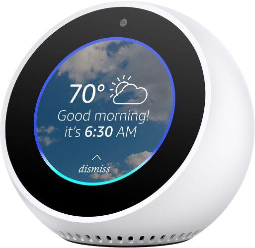 Amazon Echo Spot 2.5" Smart Display with Alexa - White - 2.5 Inch
