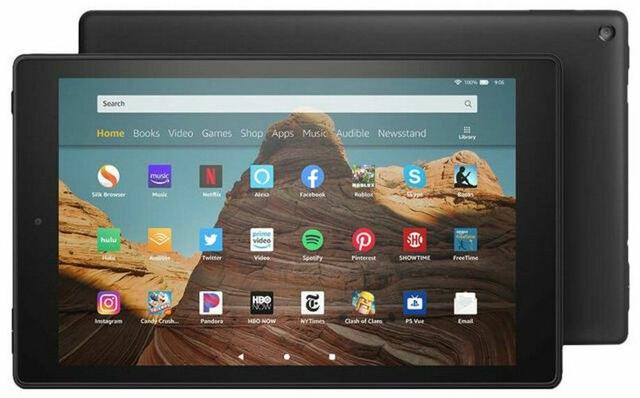 Amazon Fire HD 10 Tablet (2019) in Black in Acceptable condition