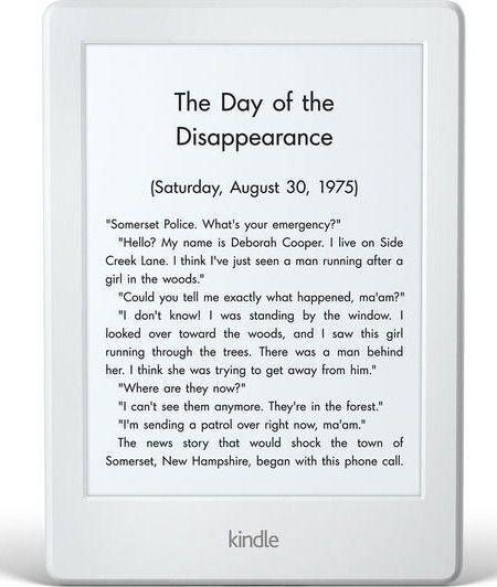 Amazon Kindle 8th Gen E-Reader (2016) in White