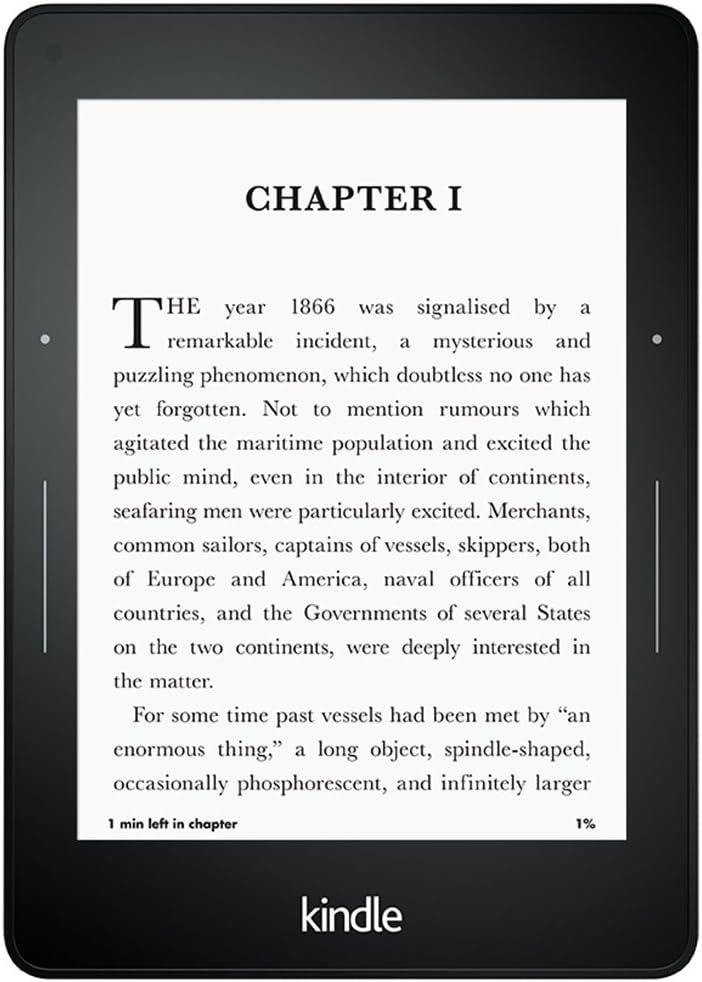 Amazon  Kindle Voyage E-Reader (2014) - 4GB - Black - WiFi - 6 Inch - Acceptable