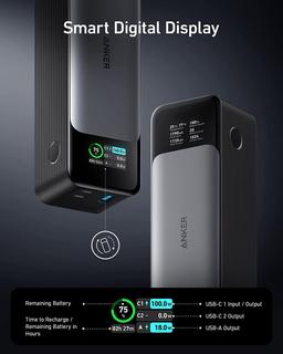 Anker 24000mAh Power Bank (AKA1289011) - Gray