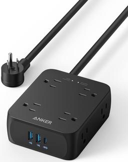 Anker 341 USB Power Strip 5ft | A9183 - Black